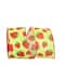 JAM Paper Lime &#x26; Red Linen Wired Strawberry Ribbon